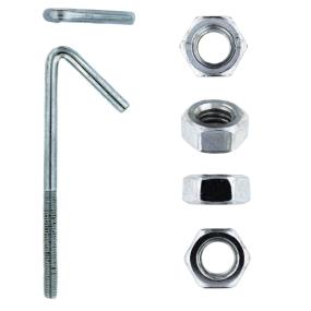 Hook Bolt & Nut - Zinc Plated